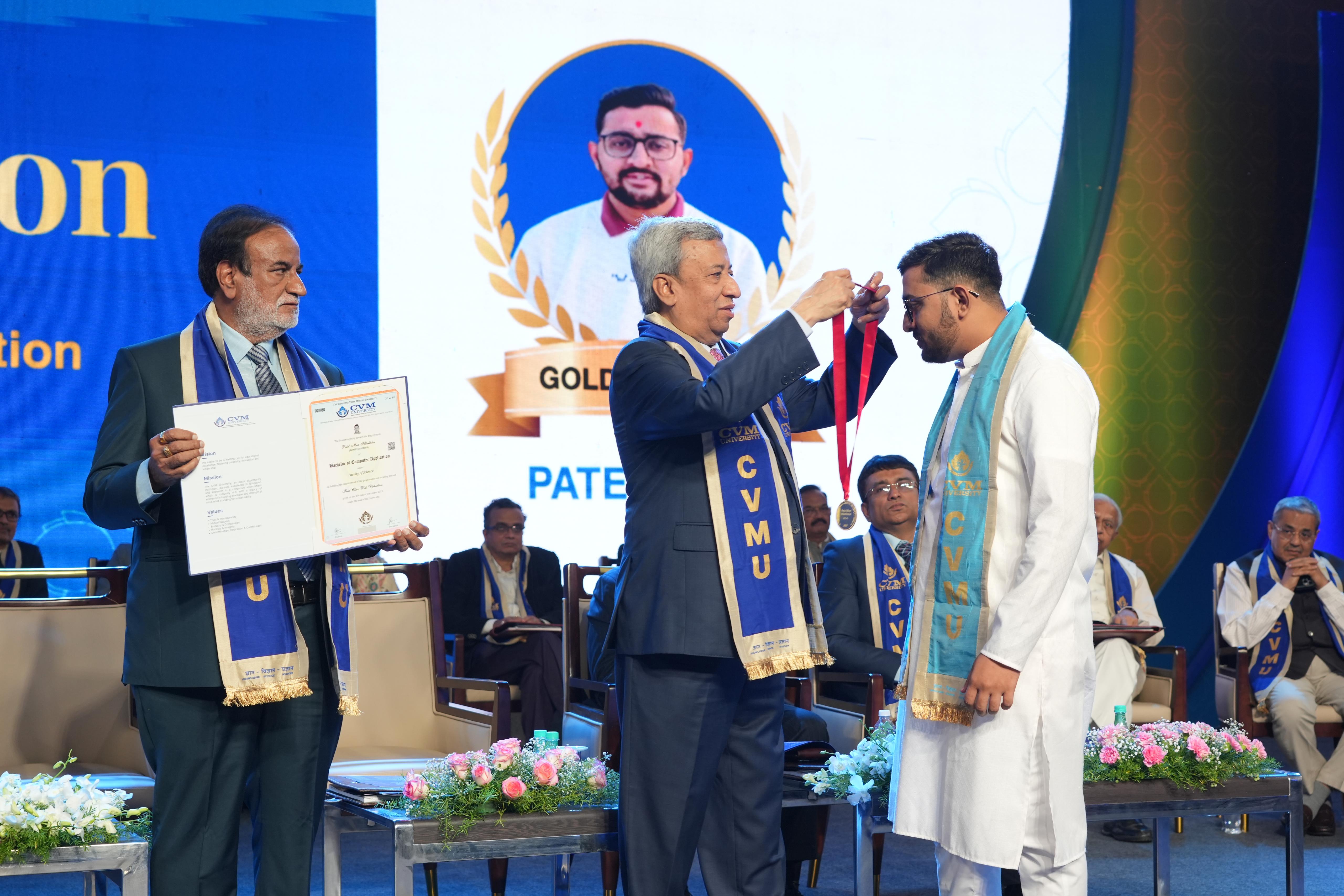 Gold Medal Certificate 1