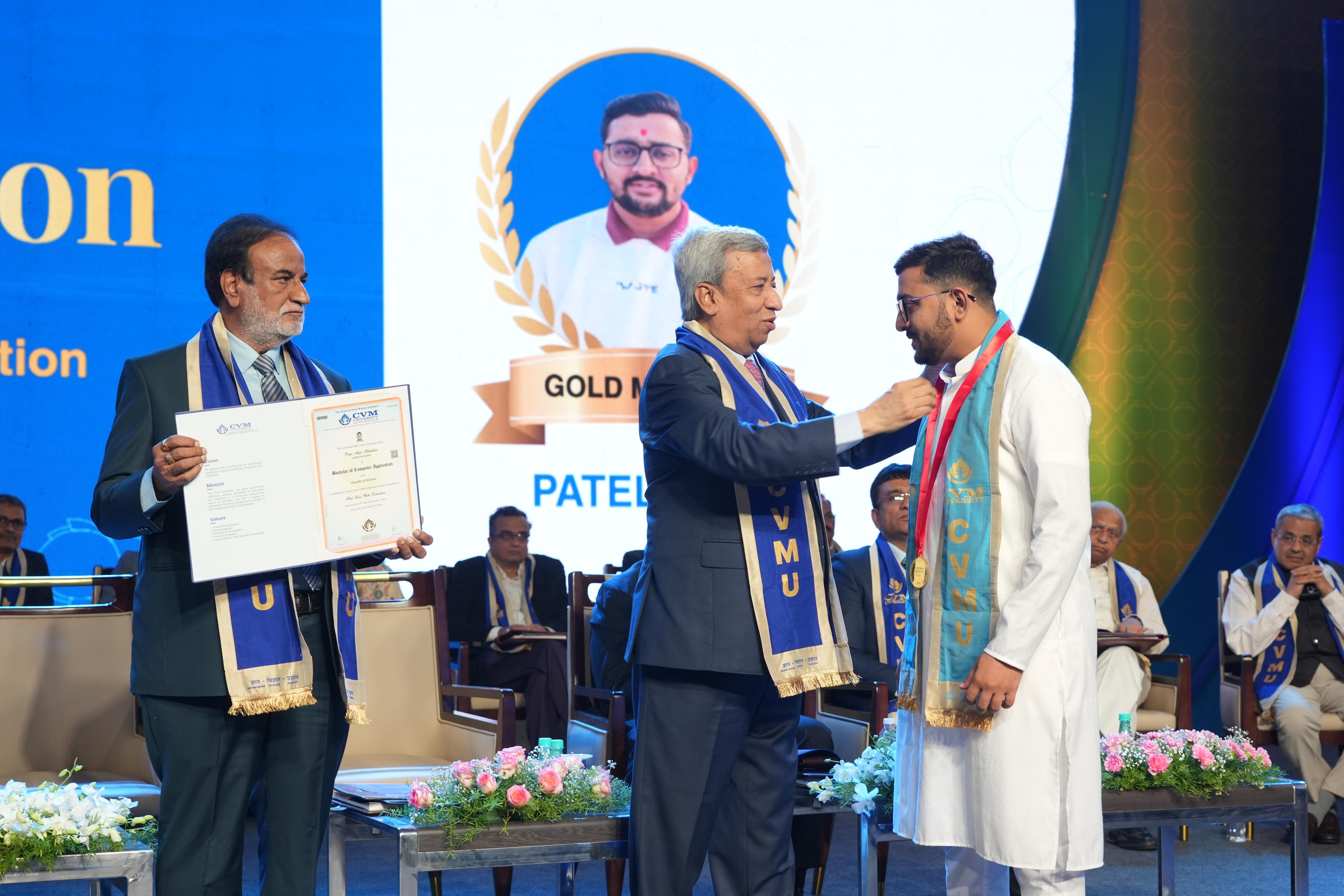 Gold Medal Certificate 2