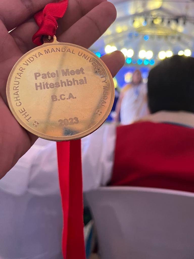 Gold Medal Certificate 5